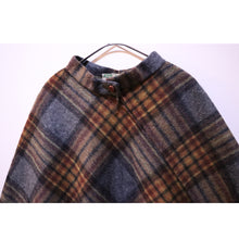 画像をギャラリービューアに読み込む, Chack pattern poncho【B0264】