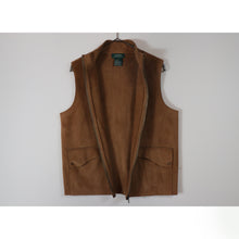 画像をギャラリービューアに読み込む, Fake suede vest【B0267】