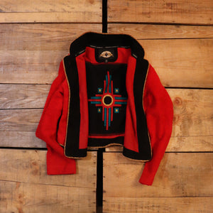 Native mark fleece jacket【B0272】