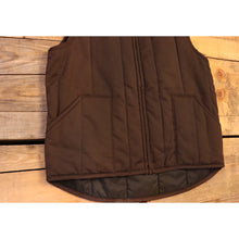 画像をギャラリービューアに読み込む, Brown zipup vest【B0280】