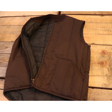 画像をギャラリービューアに読み込む, Brown zipup vest【B0280】