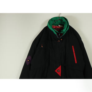 Layered blouson jacket【B0310】