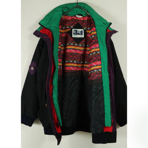 Layered blouson jacket【B0310】