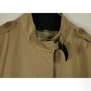 Band collar coat【B0322】