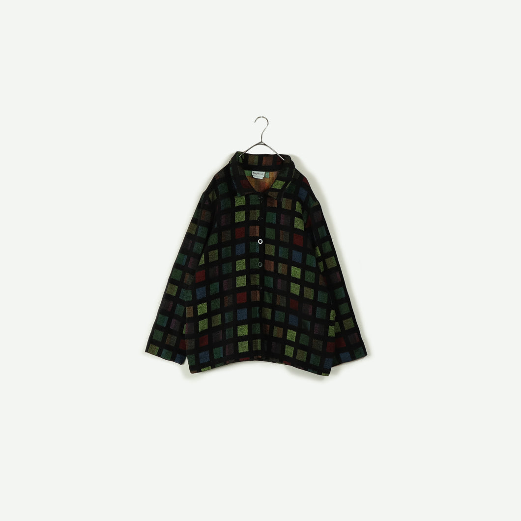 Block pattern jacket【B0324】