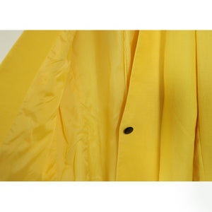 Yellow no collar jacket 【B0325】