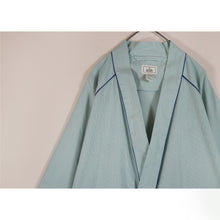 画像をギャラリービューアに読み込む, Stripe pattern gown coat【B0326】