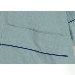 Stripe pattern gown coat【B0326】