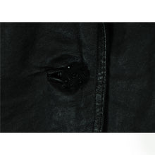 画像をギャラリービューアに読み込む, Leather maxi coat【B0336】