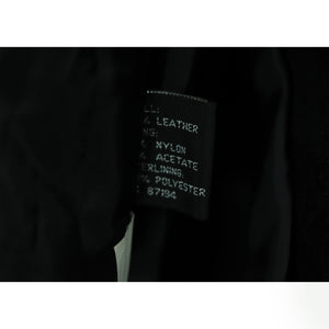Leather maxi coat【B0336】