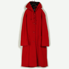 画像をギャラリービューアに読み込む, Wool mix duffle coat【B0353】