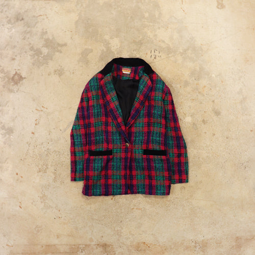 Check pattern jacket【B0376】
