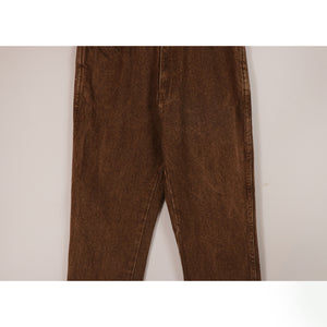Brown color denim pants【C0066】