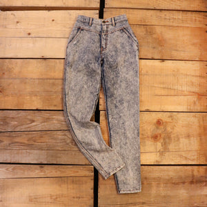 Stripe pattern denim pants【C0150】