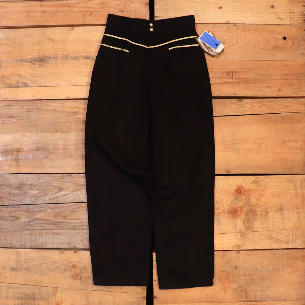 Gold line denim pants【C0207】