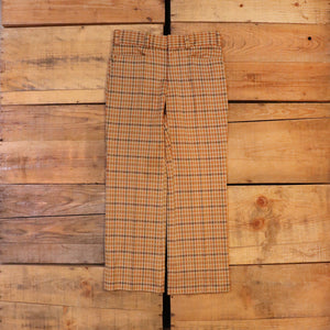 Check Pattern Slacks Pants【C0215】