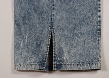 画像をギャラリービューアに読み込む, Chemical denim tight skirt【C0228】