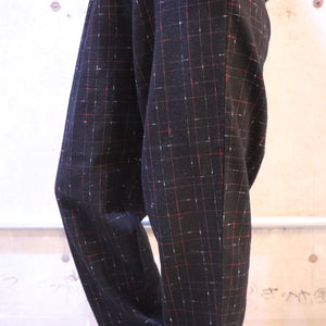 Cross line tapered pants【C0271】