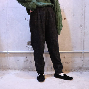 Cross line tapered pants【C0271】