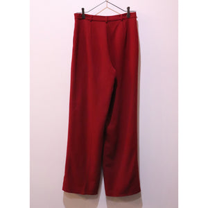 Red color straight pants【C0273】