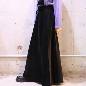 Velor long skirt【C0274】