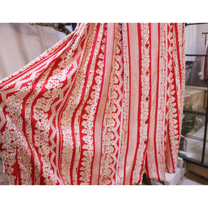 Pattern × stripe long skirt【C0294】