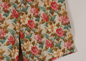 Botanical pattern short pants【C0307】