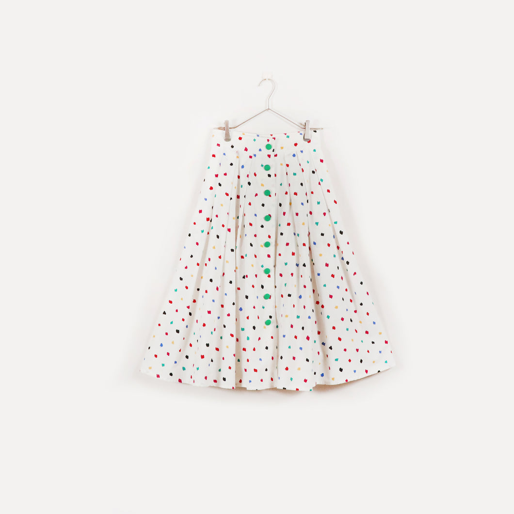 Colorful dot pattern skirt【C0308】