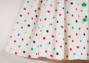 Colorful dot pattern skirt【C0308】