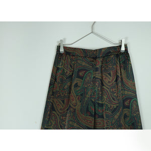 Paisley pattern wide pants【C0320】