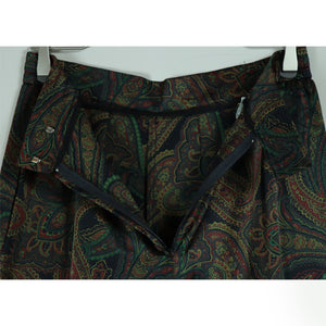 Paisley pattern wide pants【C0320】