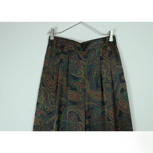 Paisley pattern wide pants【C0320】