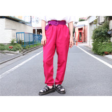 画像をギャラリービューアに読み込む, Color easy pants（vivid pink）【C0328】