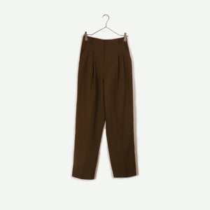 Basic tuck pants【C0349】