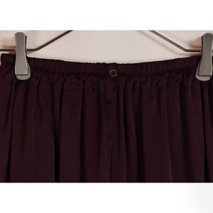 Purple easy wide pants 【C0354】