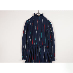 Paisley pattern onepiece【E0004】