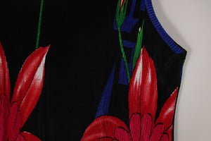 Flower print onepiece【E0048】