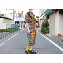 画像をギャラリービューアに読み込む, Botanical pattern onepiece【E0162】