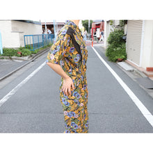 画像をギャラリービューアに読み込む, Botanical pattern onepiece【E0162】
