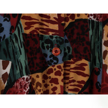 画像をギャラリービューアに読み込む, Animal pattern short rompers【E0179】