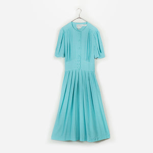 No collar half sleeve onepiece【E0182】