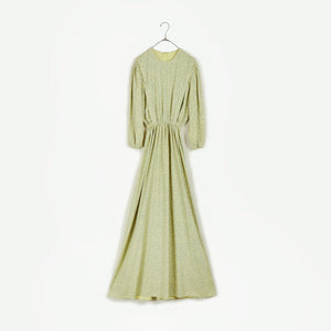 Total pattern long dress【E0203】