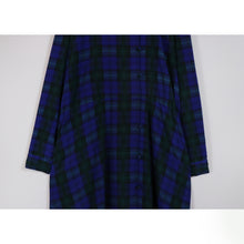 画像をギャラリービューアに読み込む, Check pattern covered button onepiece 【E0207】