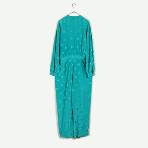 Shadow pattern jumpsuit 【E0208】