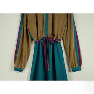 Multi color dress【E0211】